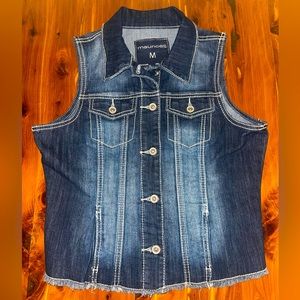 Women’s Denim Vest by Maurices jean vest MEDIUM